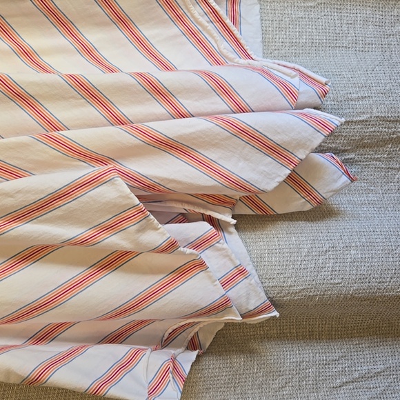 Free People Multi color Assymetrical layered skirt cotton Small - Picture 3 of 8